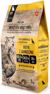 Wiejska Z. S Pies 2kg M Adult Indyk Jagnięcina