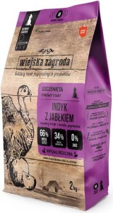 Wiejska Z. S Pies 2kg M Junior Indyk z jabłkiem