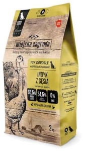 Wiejska Z. S Pies 2kg M Adult Indyk z gęsią