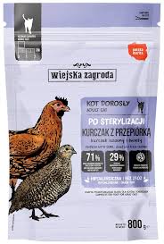 Wiejska Z. S Kot 800g Adult Steril Kurczak Przepió