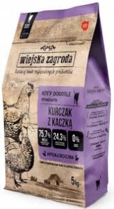 Wiejska Z. S Kot 5kg Adult Kurczak z kaczką