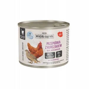 Wiejska Z. PU Kot 180g Adult Przepiórka Kurczak