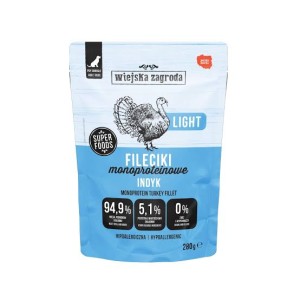 Wiejska Z. Mono SA Pies 280g Light Indyk Fileciki