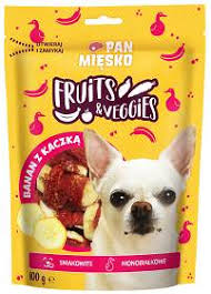 Pan M. Mono P Pies 100g Kaczka z bananem Smaczki