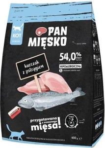 Pan M. S Kot 400g Adult Kurczak z pstrągiem