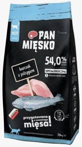 Pan M. S Kot 1,6kg Adult Kurczak z pstrągiem