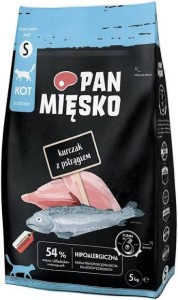 Pan M. S Kot 5kg Adult Kurczak z pstrągiem
