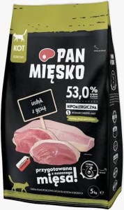 Pan M. S Kot 5kg Adult Indyk z gęsią
