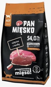 Pan M. S Kot 5kg Adult Cielęcina z kaczką