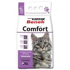 Benek Comfort Ż Kot 10l Pudrowy Bentonitowy