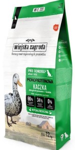 Wiejska Z. Mono R Pies 1kg M/L Adult Kaczka