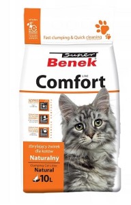 Benek Comfort Ż Kot 10l  Naturalny Bentonitowy
